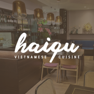 haiqu Logo mit Foto Hintergrund